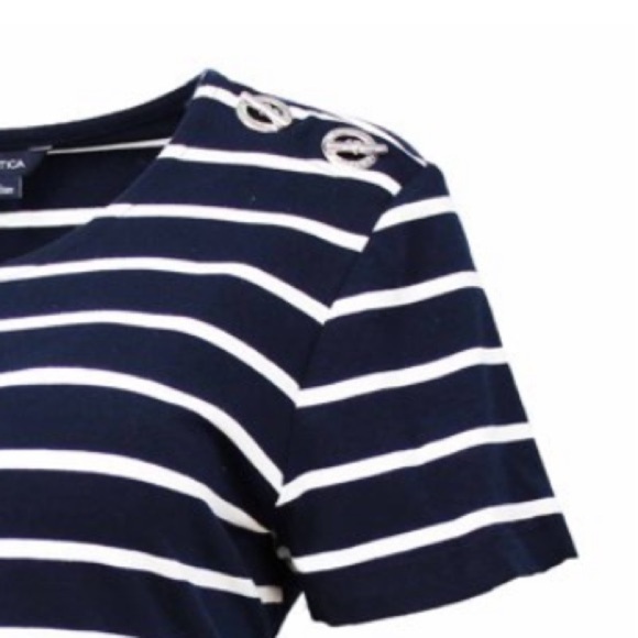 Nautica Shirt with Shoulder Bar Toggles - Picture 2 of 7